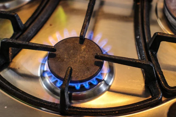 gas stove, blue fire gas burner