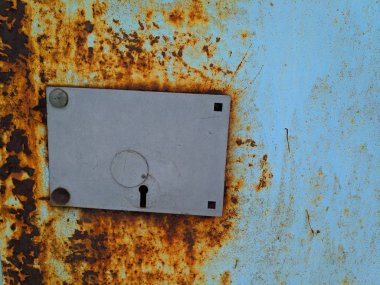 Eski kapı kilidi kapısı