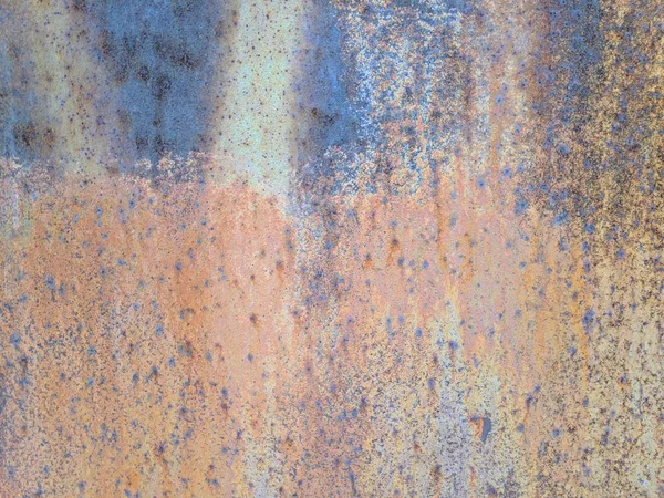 Textura Oxidada Metal Oxidado Viejo Pintura Vieja —  Fotos de Stock