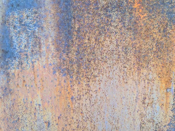 Textura Oxidada Metal Oxidado Viejo Pintura Vieja —  Fotos de Stock