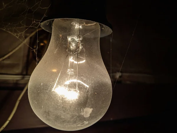Stará Elektrická Lampa Žárovka — Stock fotografie