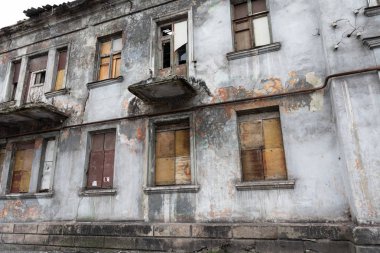 eski ev, vintage mimari mahvetti