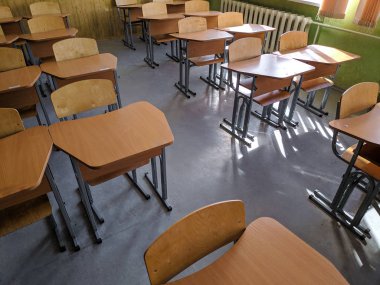 Okul sıraları, sınıf, iç Okulu