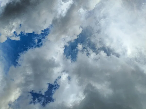 Beautiful White Clouds Thunderclouds Sky Storm — Stock Photo, Image