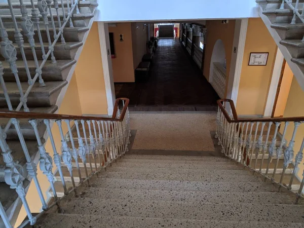 Hermosa Escalera Arquitectura Antigua Interior — Foto de Stock