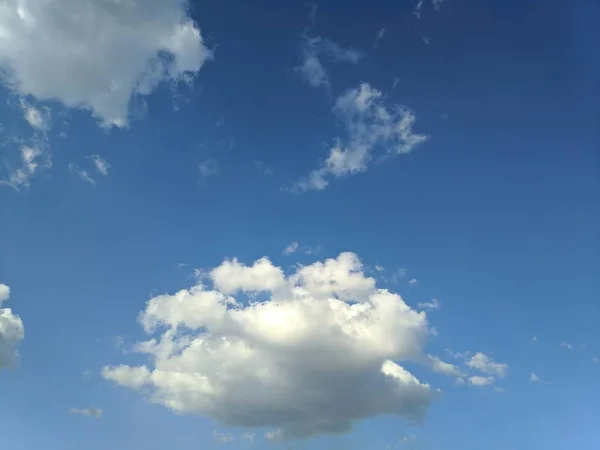 Beautiful White Clouds Blue Sky — Stock Photo, Image