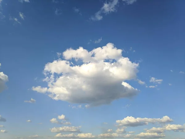 Beautiful White Clouds Blue Sky — Stock Photo, Image