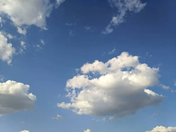 Beautiful White Clouds Blue Sky — Stock Photo, Image