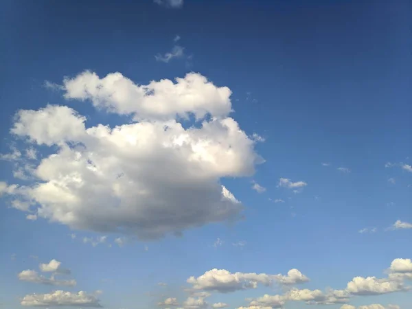 Beautiful White Clouds Blue Sky — Stock Photo, Image