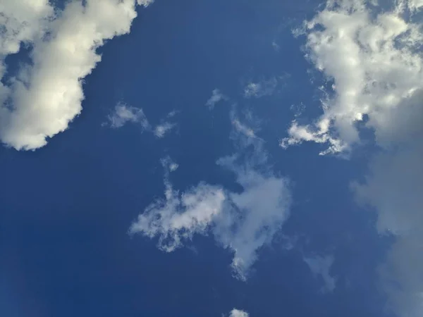 Beautiful White Clouds Blue Sky — Stock Photo, Image