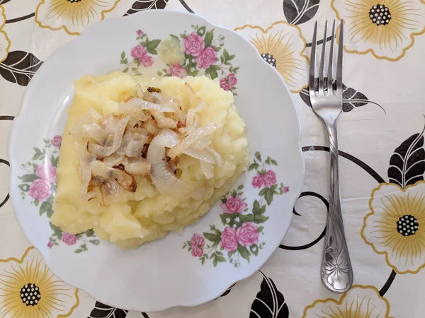 Lezzetli Patates Püresi Yakın Görünümü — Stok fotoğraf