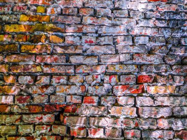 tuğla doku. eski tuğla duvar.