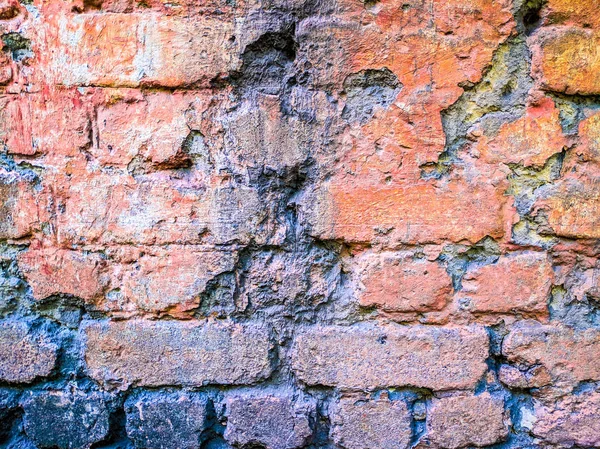 Bakstenen Textuur Oude Bakstenen Muur — Stockfoto