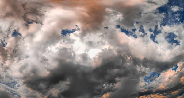 Хмари Блакитному Небі Небо Панорама — стокове фото