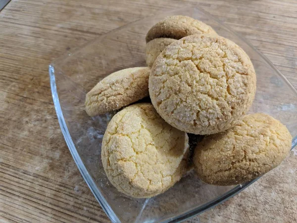 Beautiful Protein Cookies Sugar Corn Cookies — Stock Photo, Image