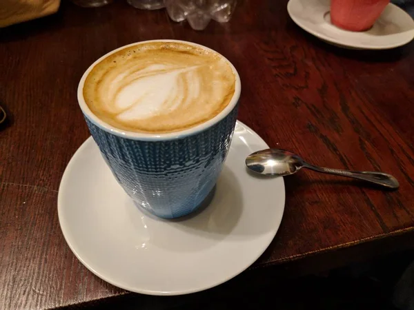 Beautiful Cup Coffee Drawing Coffee — Stock Photo, Image