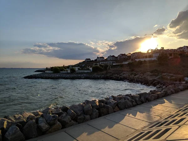 日落的夏季景观 美丽的风景 — 图库照片