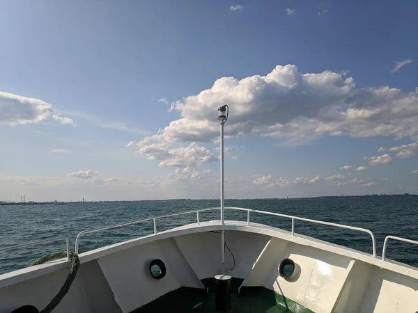 Bootsfahrt Auf Dem Meer Meerwasser — Stockfoto