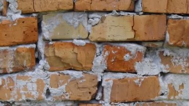 Tuğla duvar. eski kırmızı tuğla