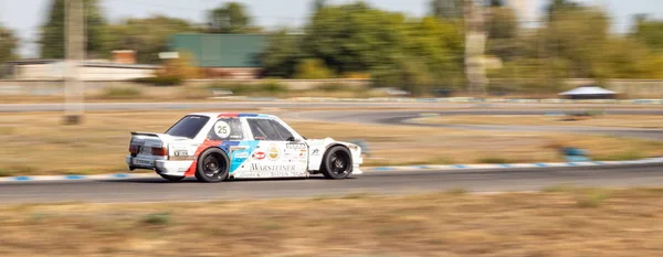 Dnepropetrovsk Cidade Ucrânia Setembro 2019 Corrida Carros Carros Desportivos Supercarros — Fotografia de Stock