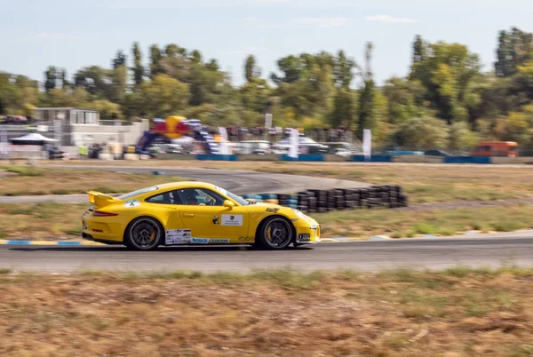 Dnepropetrovsk Ciudad Ucrania Septiembre 2019 Carreras Coches Coches Deportivos Supercoches — Foto de Stock