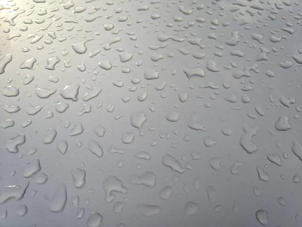 big raindrops. abstract gray background. drops on a gray background.