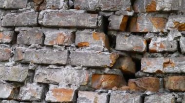 Eski tuğla duvar. tuğla duvar dokusu.