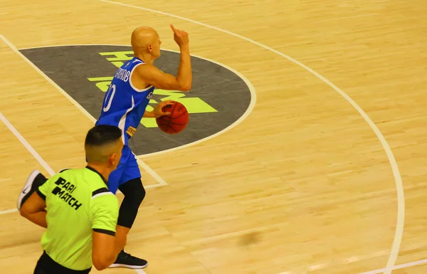 Basketspelare Basketbollens Lekplats — Stockfoto