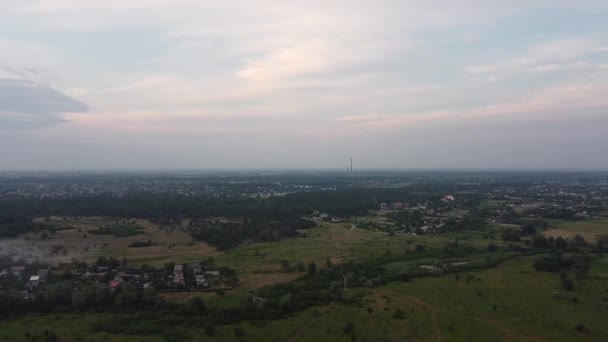 Krajina Výšky Přistát Dronu — Stock video