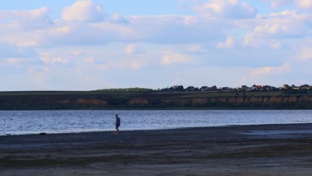 Piękna Woda Odbicie Wodzie Małe Fale Morza Ocean — Wideo stockowe