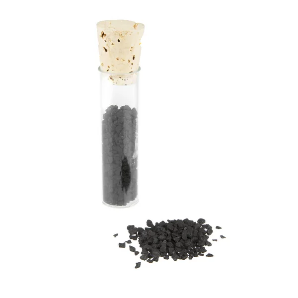 Black Hawaiian Sea Salt — Stock Photo, Image