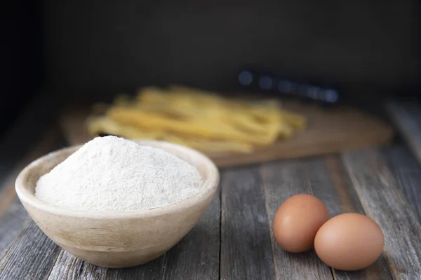 Ingredienser till pasta — Stockfoto