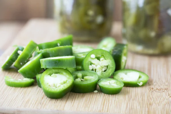 Canning Jalapenos — Stock Photo, Image