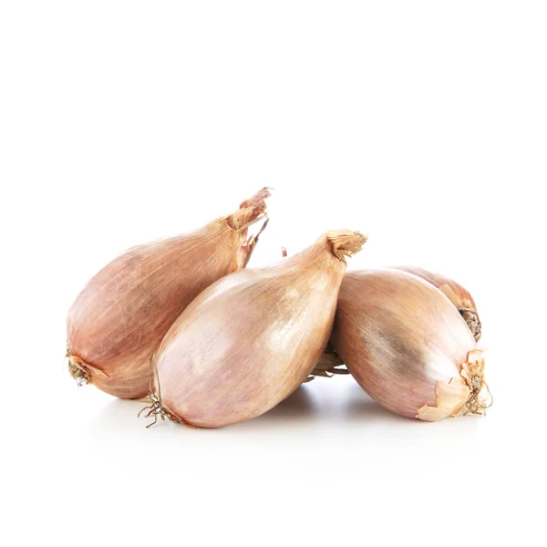 Whole Shallots Isolated — Stock Photo, Image