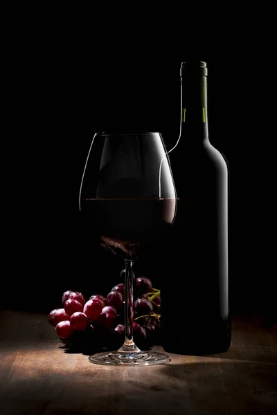 Luxury Red Wine No Label — Stock Photo, Image