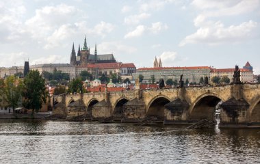 Prag Kalesi, Başkan Residence, yukarıdan şehir manzaralı