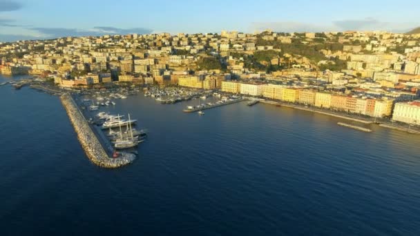 Vue aérienne de Naples. Italie — Video