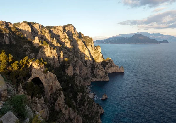 Luchtfoto in Capri, Italië — Stockfoto