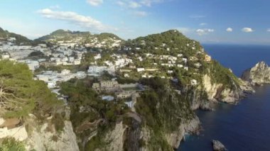 Capri, İtalya için havadan görünümü