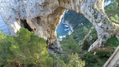 Capri, İtalya için havadan görünümü