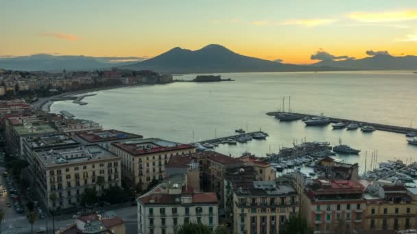 Vue aérienne de Naples. Italie — Video