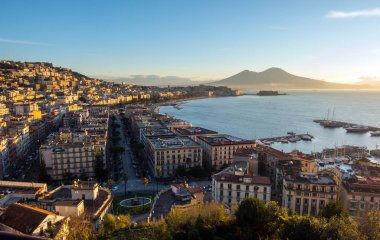 Napoli Hava görünümünü. İtalya