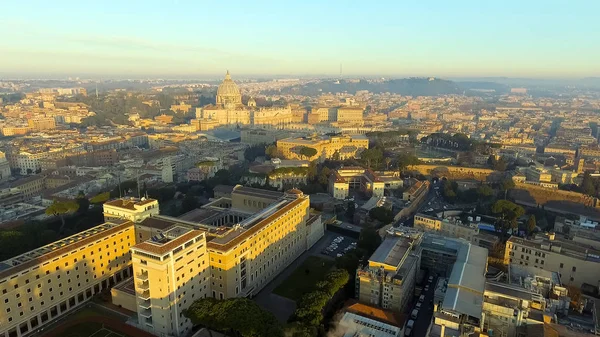 rome skyline st.peter basilica vatican city