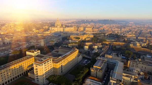 rome skyline st.peter basilica vatican city