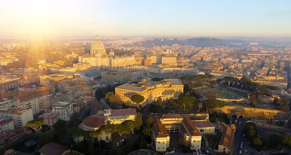 rome skyline st.peter basilica vatican city