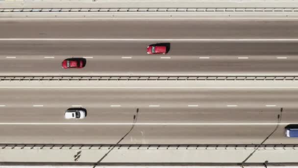 Drone footage routes de la ville. Vue aérienne .