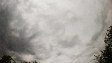 Bulutların zamanı geldi. Kötü hava. Yağmur bulutları. Hava değişimi.