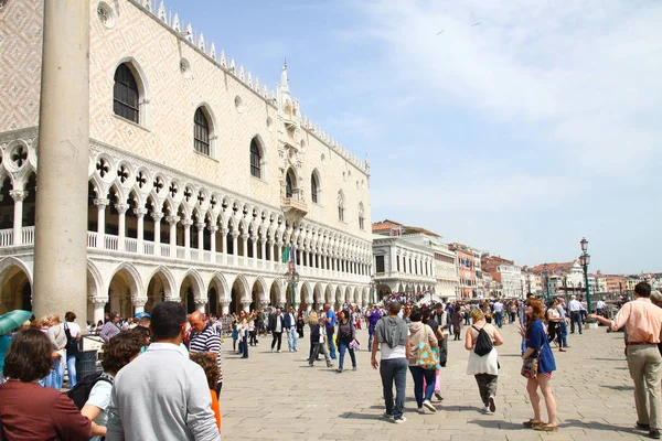 Palacio Los Duces Plaza San Marco Venecia Italia — Foto de Stock