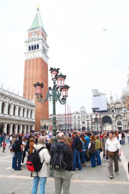 Piazza San Marco Venedik. İtalya
