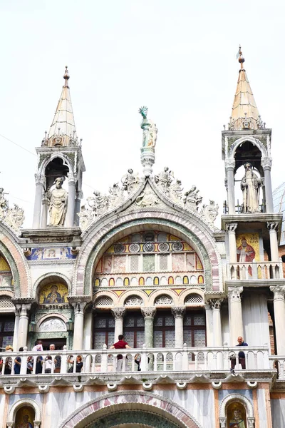Detail Van Basiliek Van Marco Venetië Italië — Stockfoto